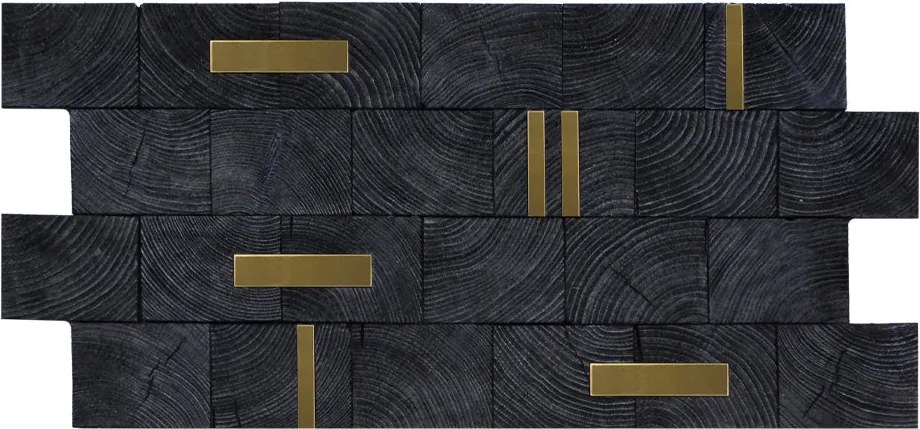 Houten Mozaïekpaneel | Pine XL | 30×60 cm | Hout | Tegel