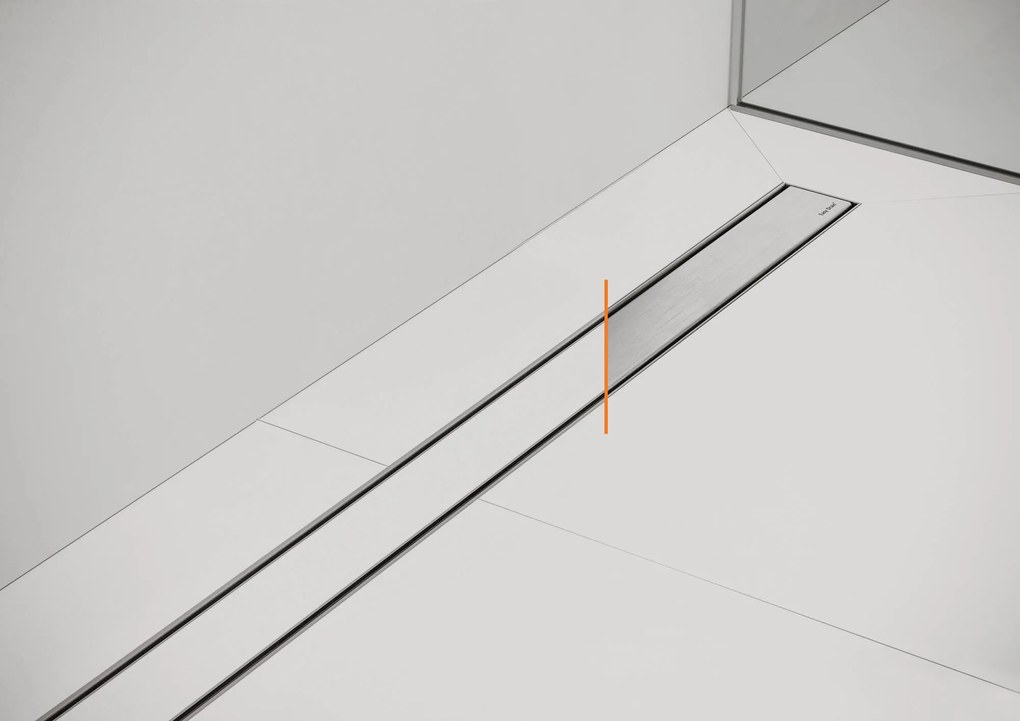 Easy Drain Compact Clean douchegoot omkeerbaar 120cm geborsteld RVS