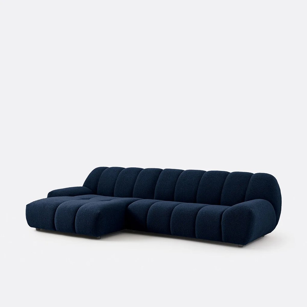 Linkerhoekbank, dikke badstof, Nuria