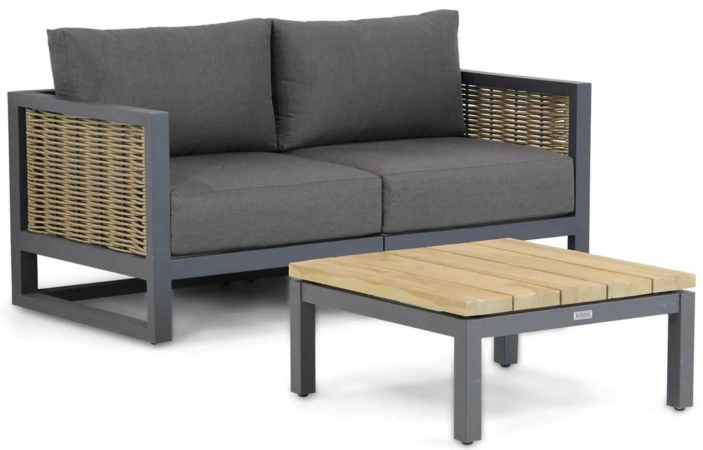 Santika Salviano/Riviera 75 cm lounge tuinbank 3-delig