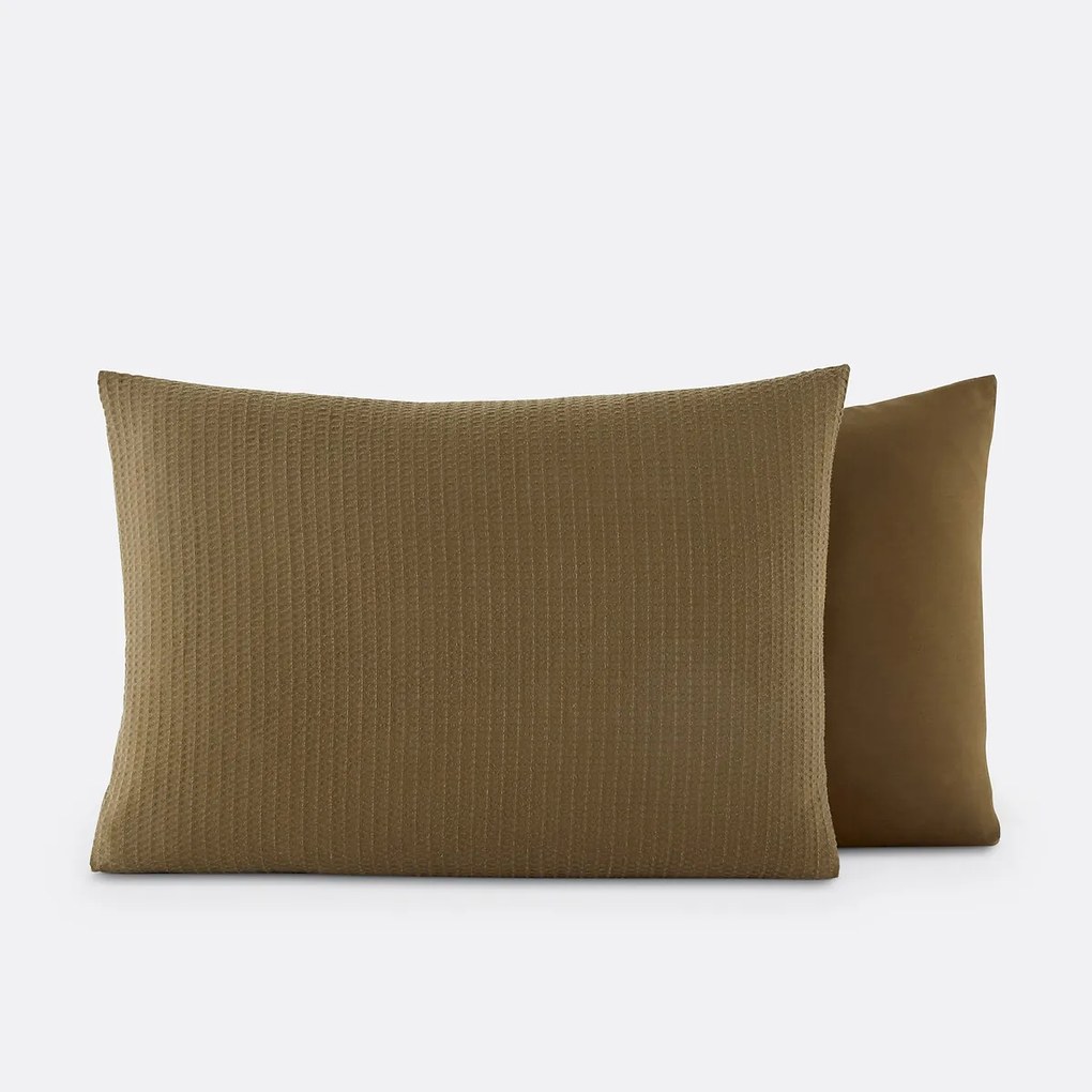 Kussensloop in gewassen katoen, gewafelde stof, Tifly