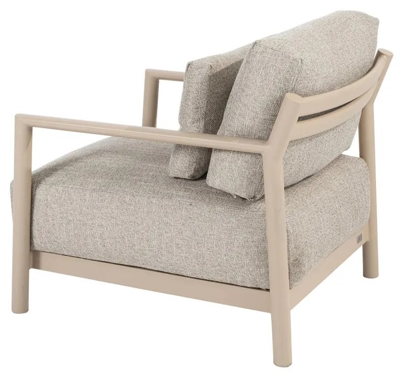 4 Seasons Outdoor Mykonos loungestoel Loungestoel   beige weerbestendig