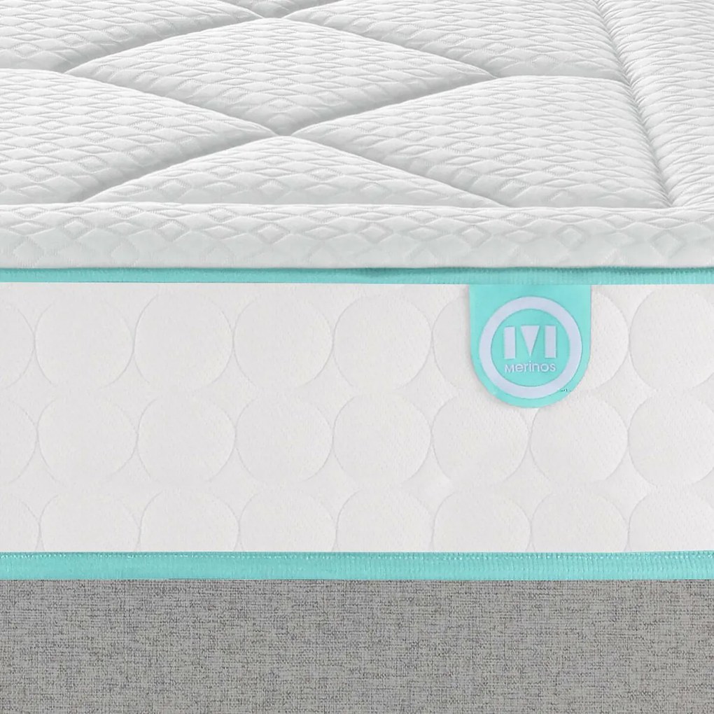 Ensemble matras met pocketveren + bedbodem, LE TOUT MOELLEUX