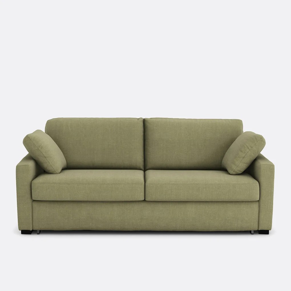 Slaapbank van katoen en linnen, Comfort Bultex®, Timor