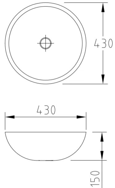 Minnor Fargesia waskom bamboe 43x15cm