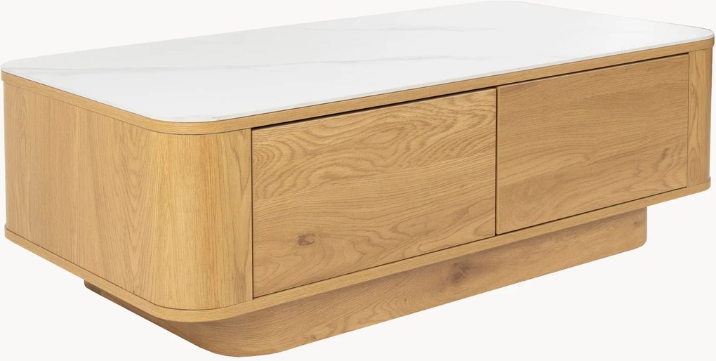 Salontafel Almira met marmerlook tafelblad