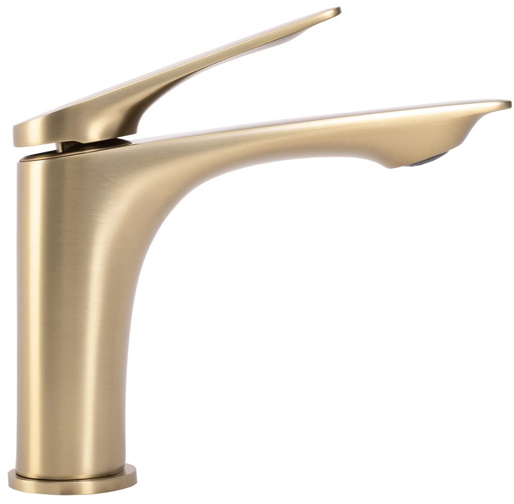 Wastafelkraan Rea Avalon Gold Brush Low