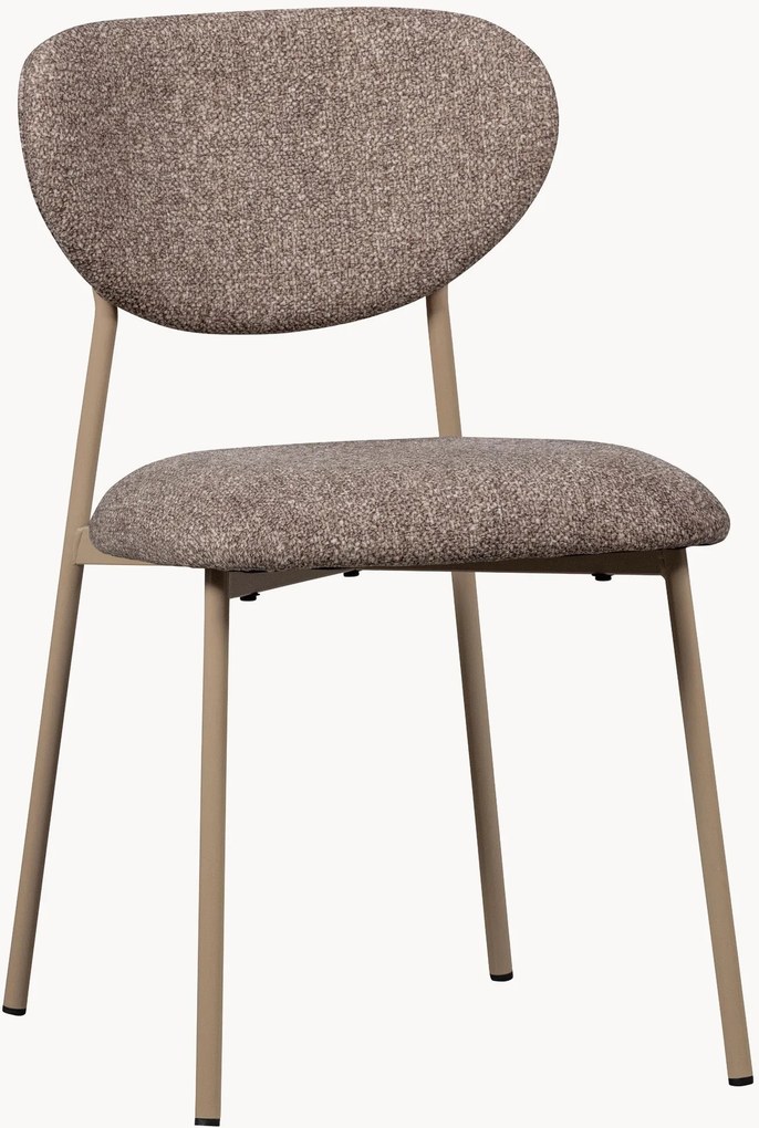 Stapelbare gestoffeerde eetstoelen Valor, 2 stuks