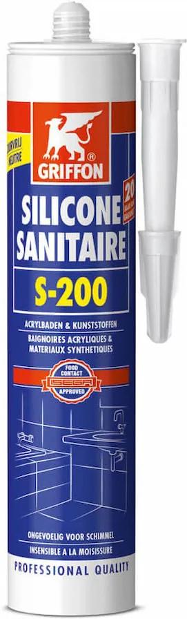 Griffon S-200 Siliconenkit Sanitair Transparant - 300 ml