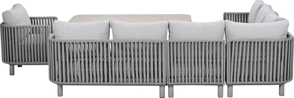 Garden Impressions Andong lounge dining set 6-delig - taupe