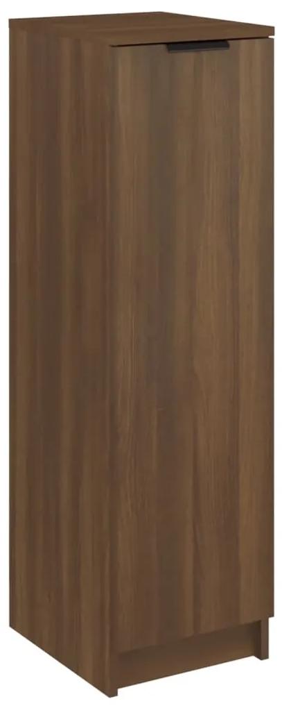 vidaXL Schoenenkast 30x35x100 cm bewerkt hout bruineikenkleurig