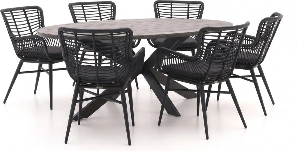 Diningset Intenso  | 6 personen | Tuinset polywood | 7-delig | Kees Smit Tuinmeubelen