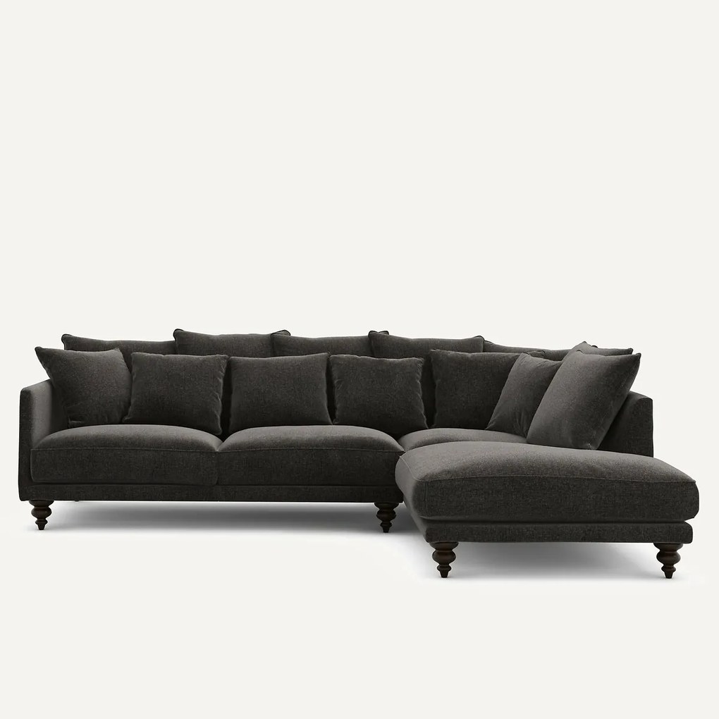 Chenille fluwelen hoekbank, Lazare