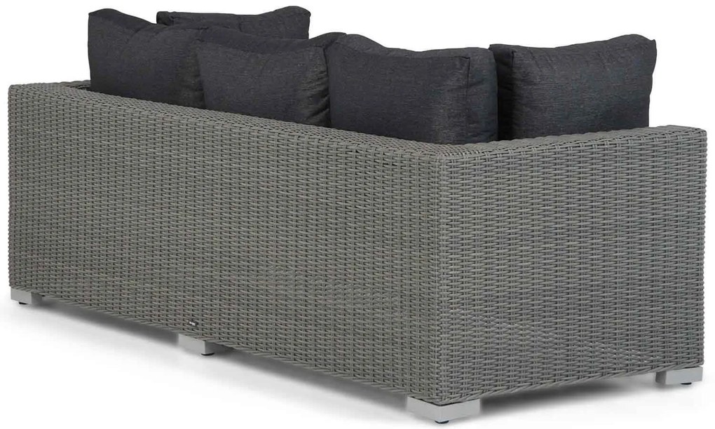 Stoel en Bank Loungeset 5 personen Wicker Grijs  Garden Collections Toronto/Brighton