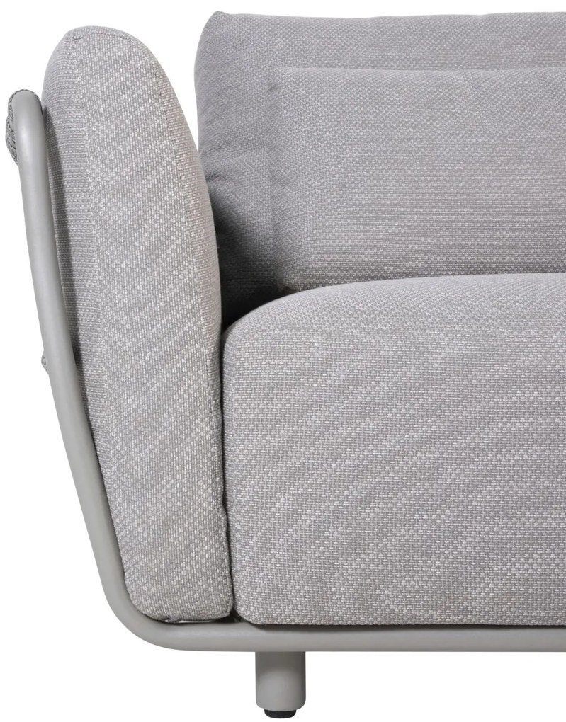 4 Seasons Outdoor Evolve hoekbank XL met Plato tafel(s) SALE Loungebank   antraciet weerbestendig