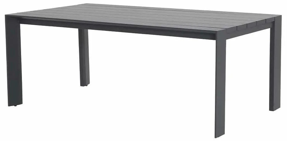 Garden Impressions Malakka lounge dining tafel 170x97 cm - donker grijs
