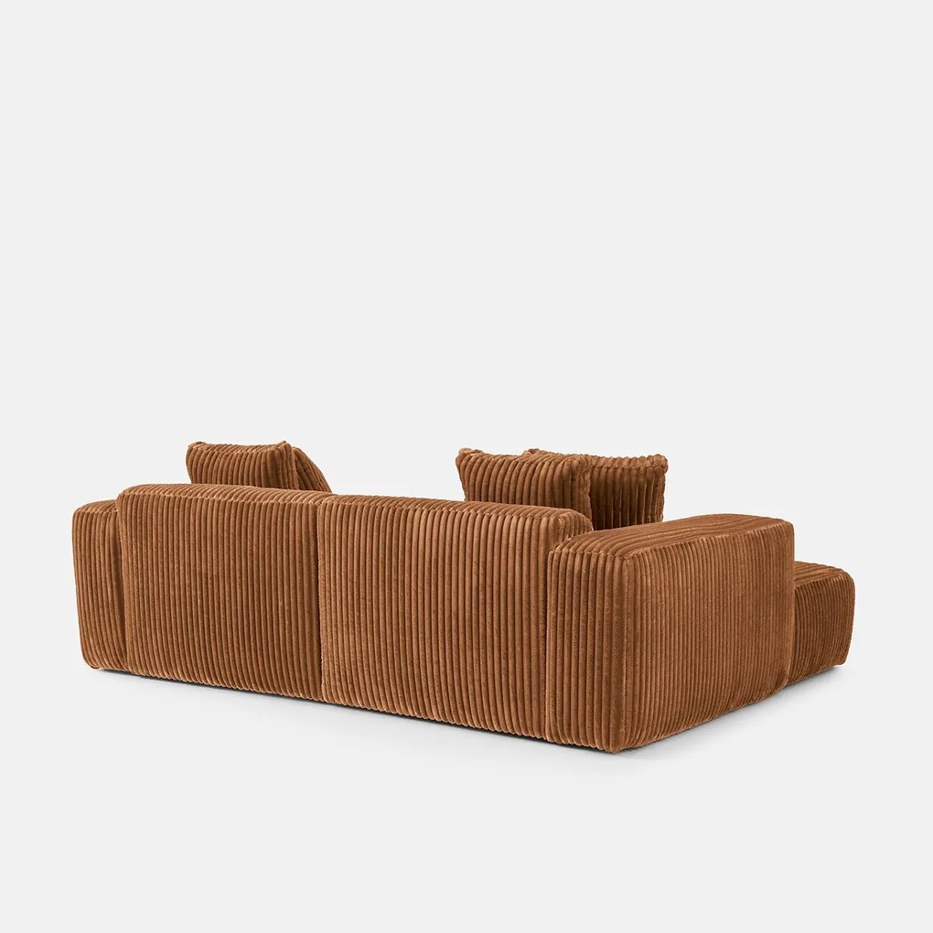 XL corduroy hoekbank links, LIORA