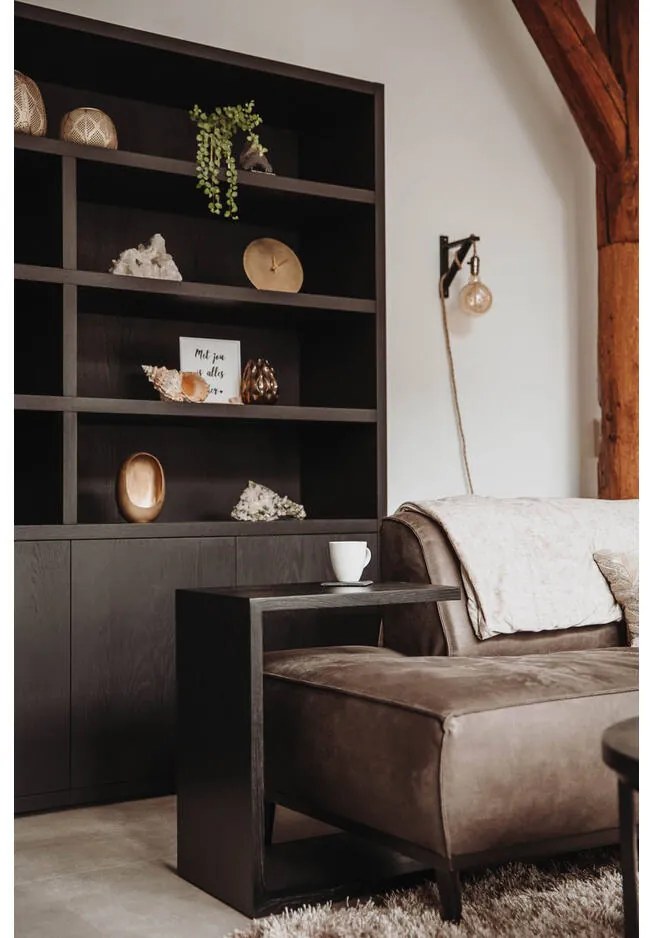 Goossens Bijzettafel Quinze, 50 x 60 x 35cm