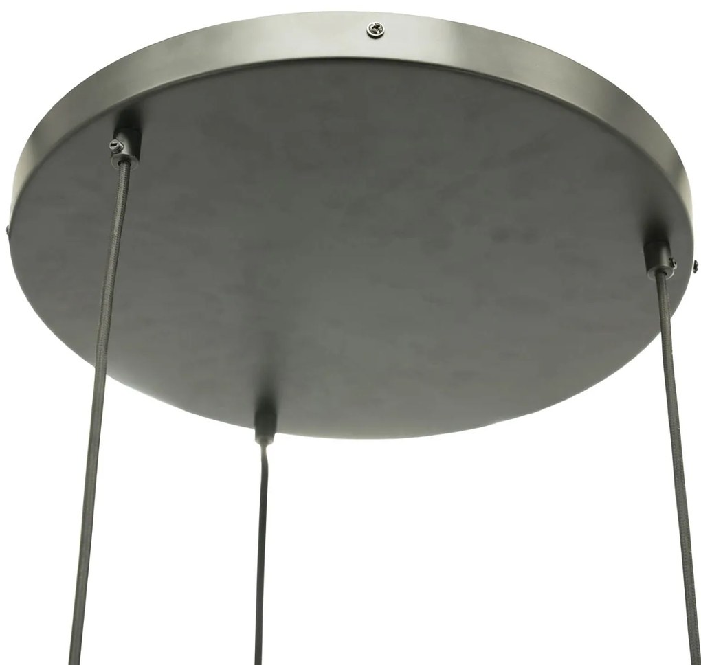 By-Boo Pivot Round Trapse Hanglamp Rookglas