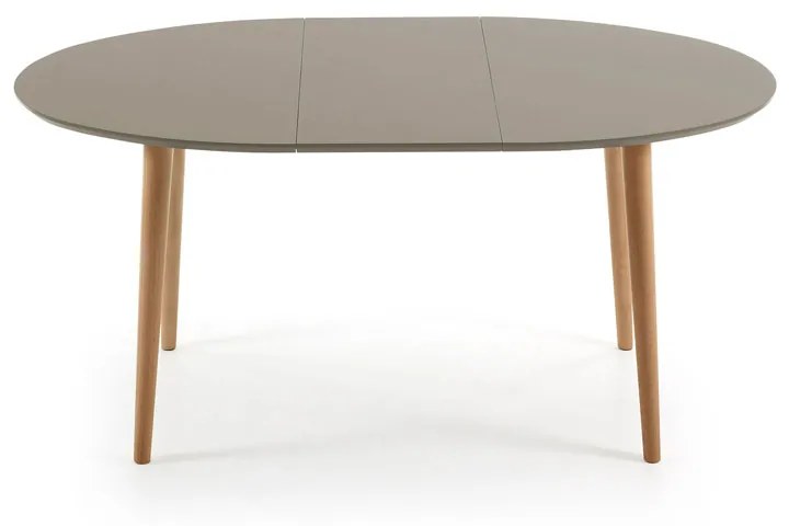 Kave Home Oqui Uitschuifbare Eettafel Bruin 120 Cm