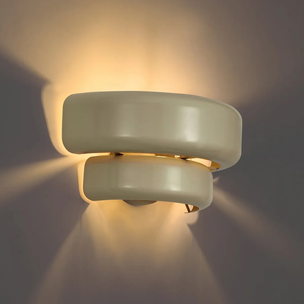 Retro wandlamp beige - Ophelia