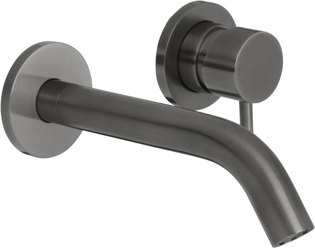 Saqu Eurotrend 2-gats inbouw wastafelmengkraan inclusief inbouwdeel gunmetal PVD