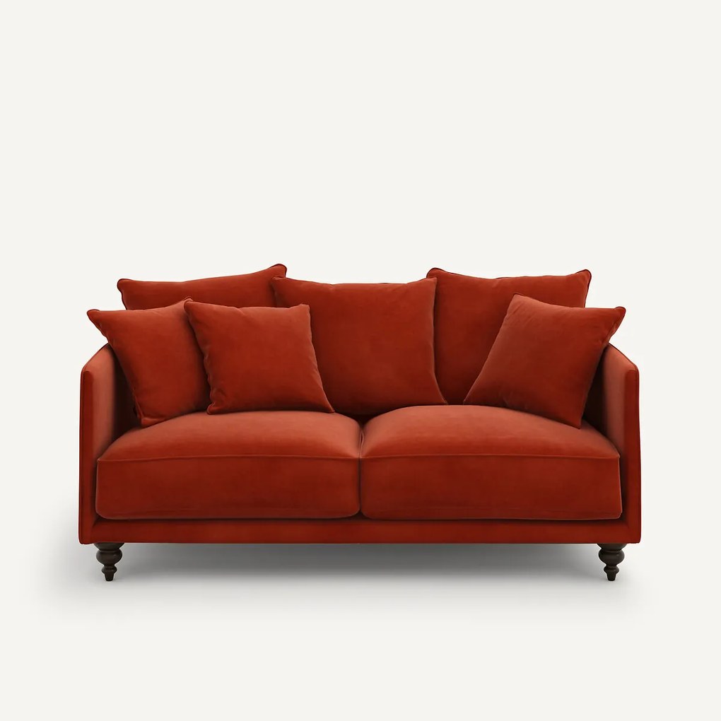 3-zits compacte fluwelen zetel, Lazare