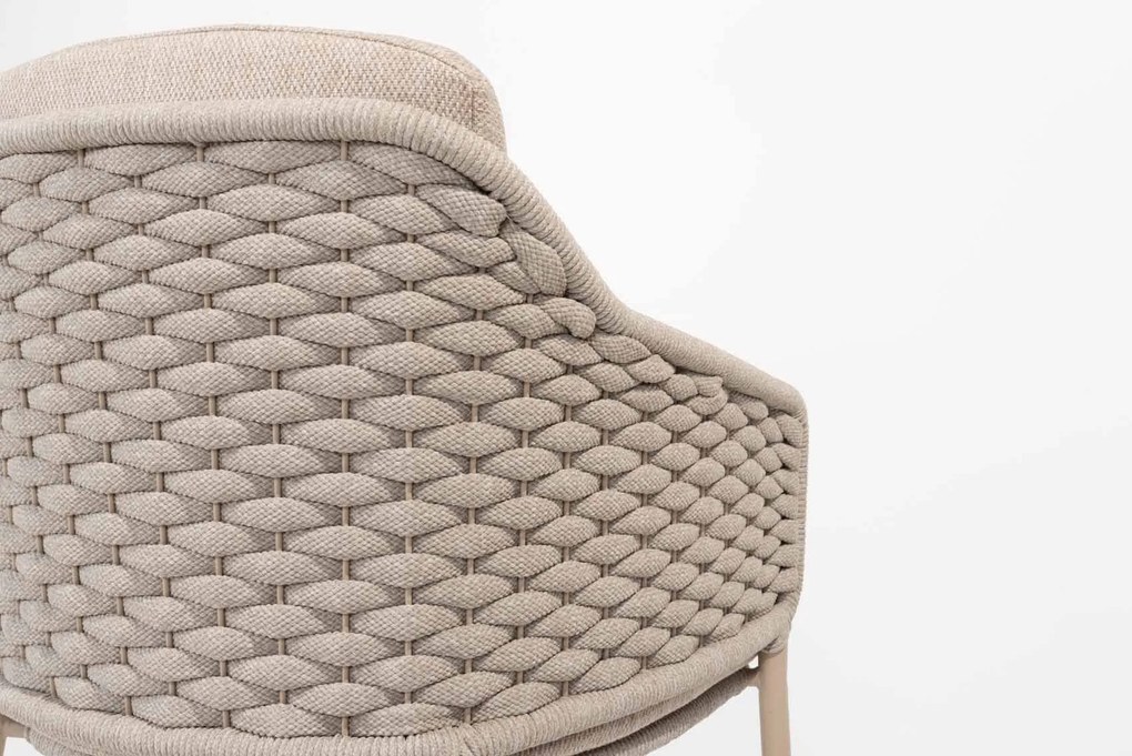 4 Seasons Outdoor Eros tuinstoel latte SALE  Tuinstoel    beige weerbestendig