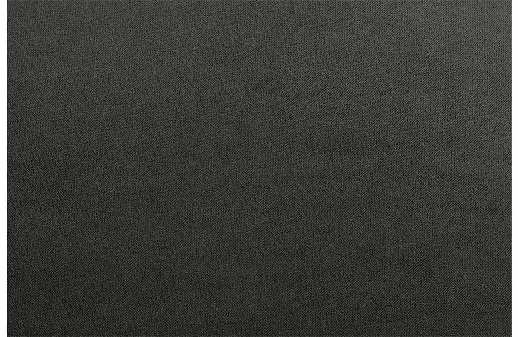 Goossens Bank Suite zwart, stof, 3-zits, elegant chic met ligelement links