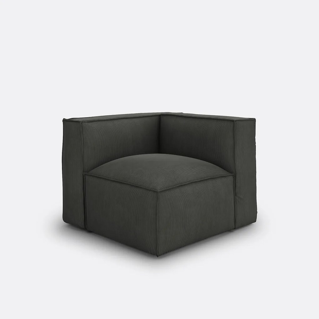 Modulaire hoek in geribd fluweel, Seven