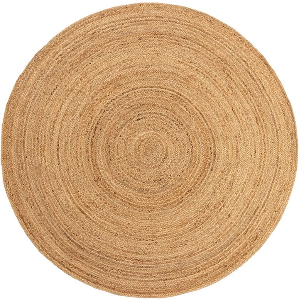 Vloerkleed Jute Jutta Rond Grijs