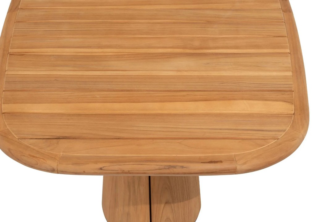 Taste by 4 Seasons Capri Low dining tuintafel met barrelvormig blad 240 x 110 cm      houtkleur weerbestendig