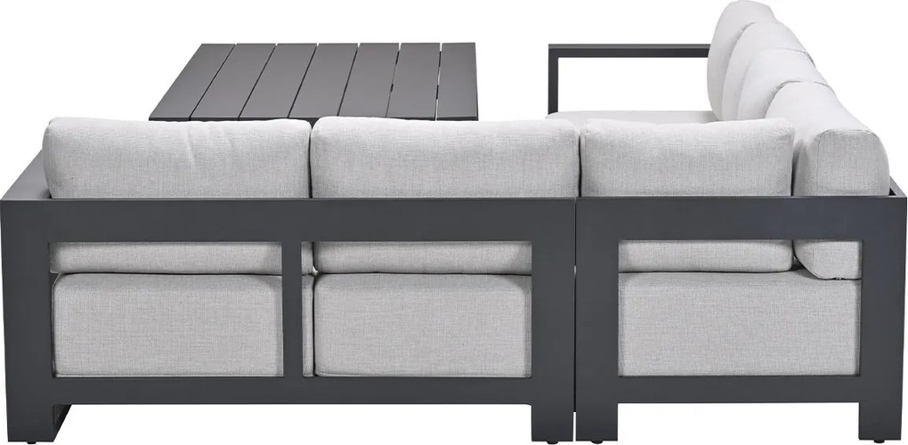 Garden Impressions Malakka lounge dining set 5-delig - valley sand