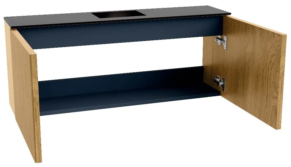 Mondiaz Joya 100cm toiletmeubel oak met wastafel faye midden 1 kraangat urban