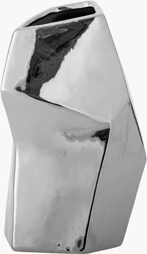 Design vaas Dimona van steengoed, H 23 cm