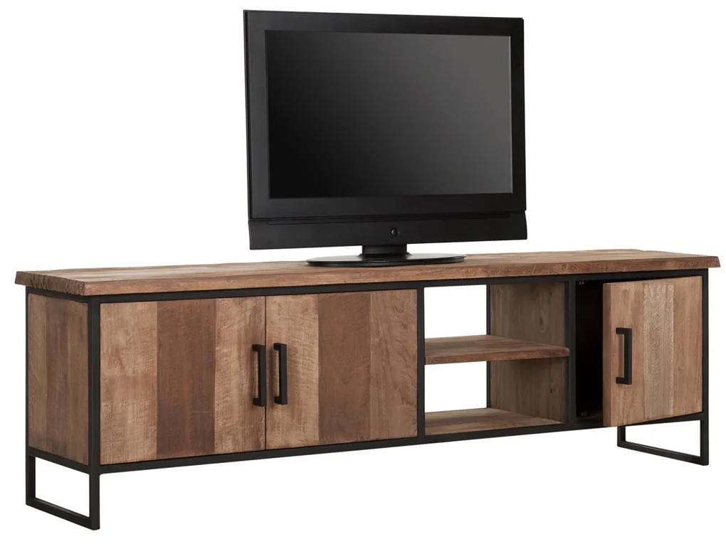DTP Home Timeless Beam Industrieel Tv-meubel Teak 180 Cm - 180x40x55cm.