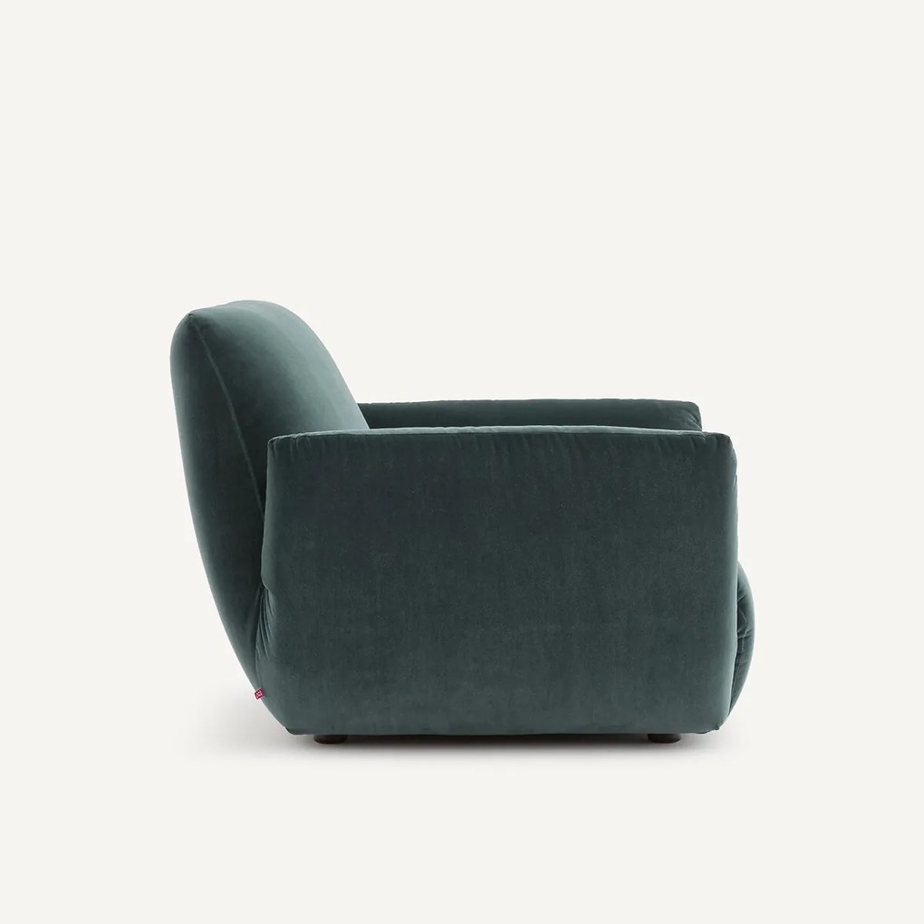 Fauteuil in fluweel, Spogano
