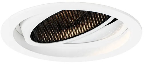 Moderne inbouwspot wit verstelbaar - Coop 111 Honey
