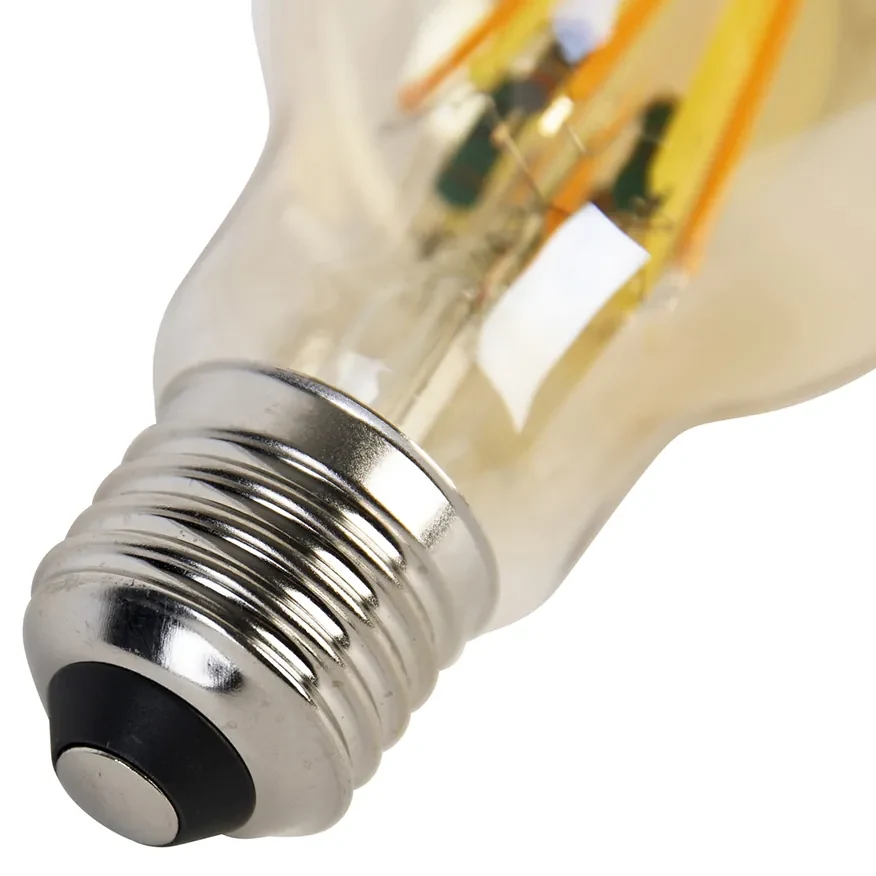 Set van 5 E27 dimbaar in kelvin LED lamp A60 goldline 8W 806 lm 2000-2700K