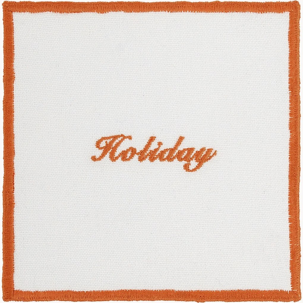 Katoenen onderzetters Holiday, 4-delig