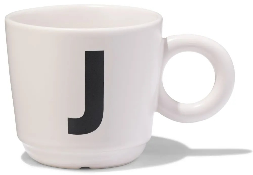 HEMA Aardewerk Mok 280ml Letter J