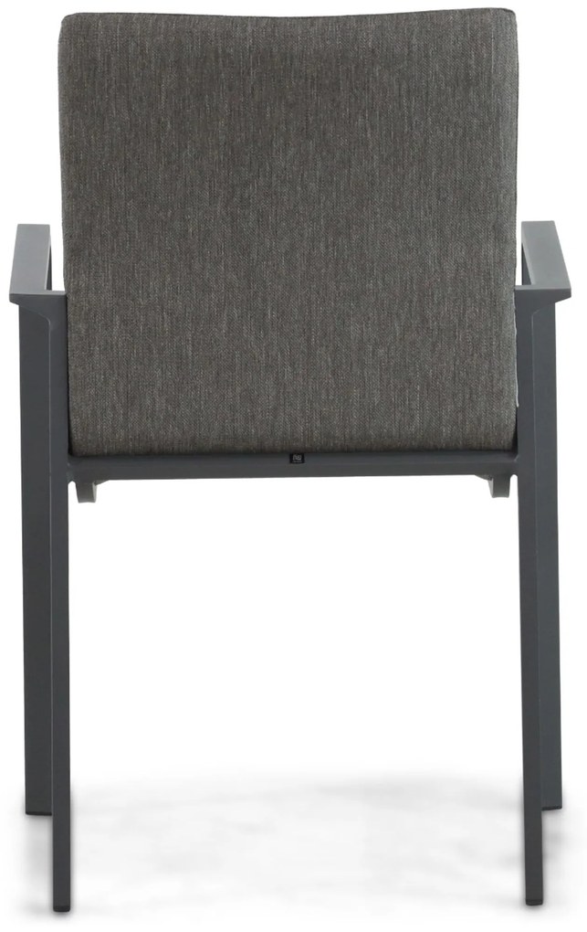 Tuinset 4 personen 90 cm Aluminium/textileen Grijs Lifestyle Garden Furniture Rome/Cesar