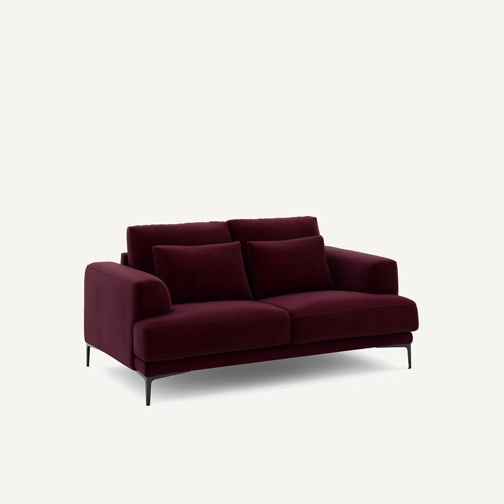 Bank 2-zit in fluweel, Marsile