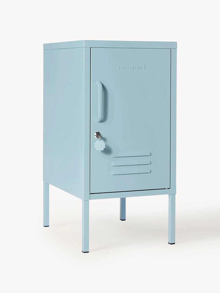 Metalen nachtkastje The Shorty, links- of rechtsdraaiend