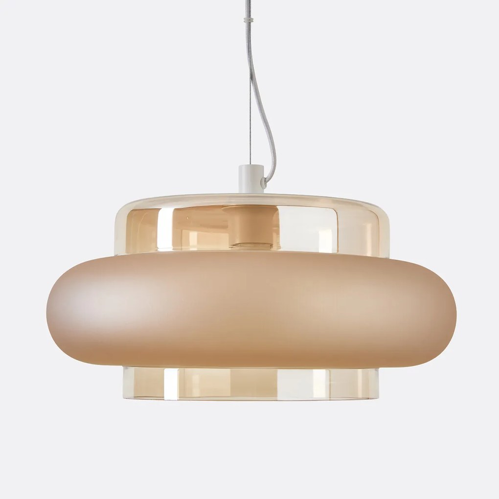 Hanglamp in gekleurd glas Ø40 cm, Triana