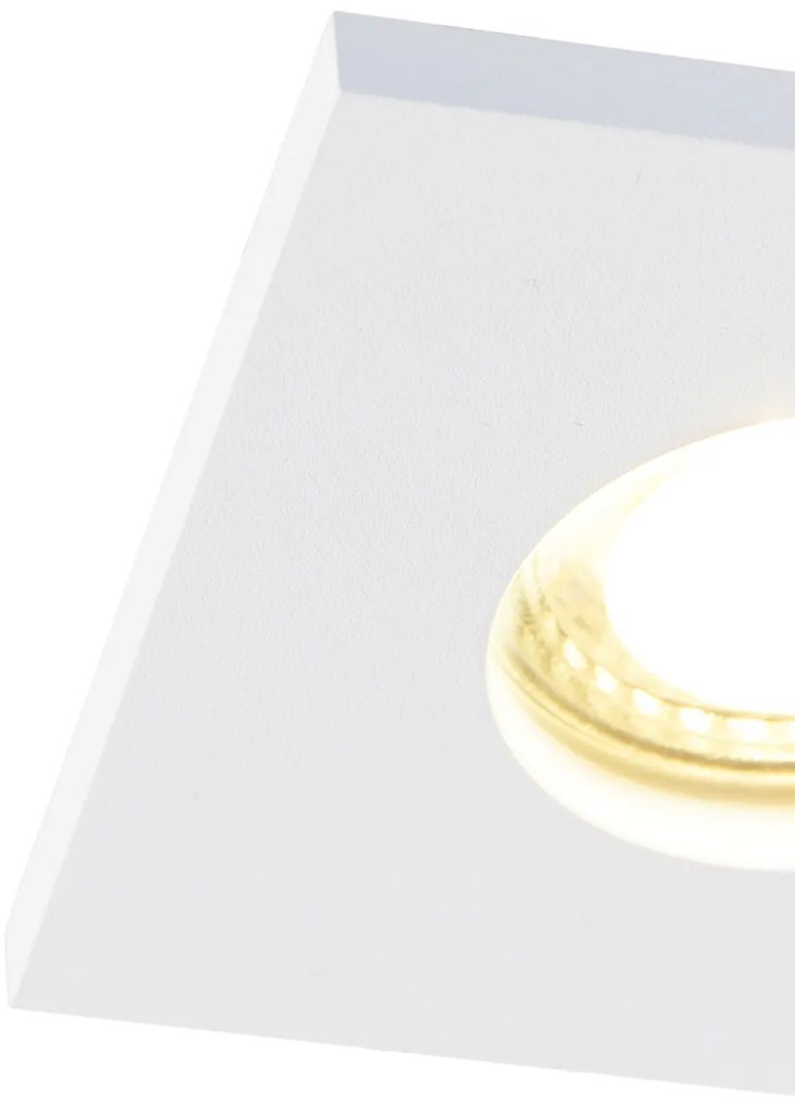 Set van 6 Moderne badkamer inbouwspot wit - Doku