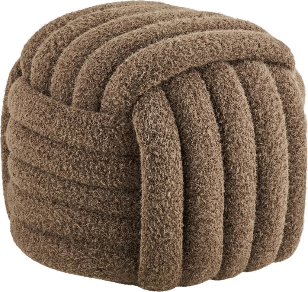 Napier Poef Teddy - Brown