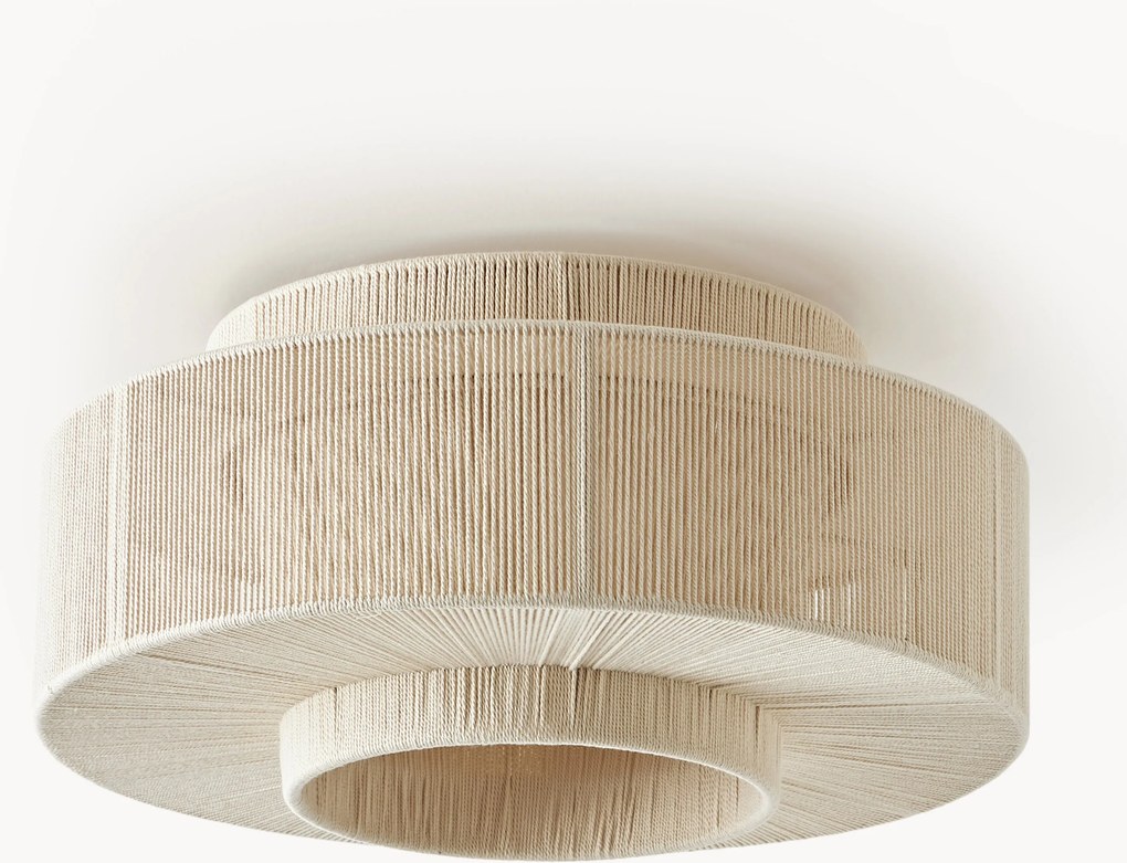 Plafondlamp Lace van linnen draad