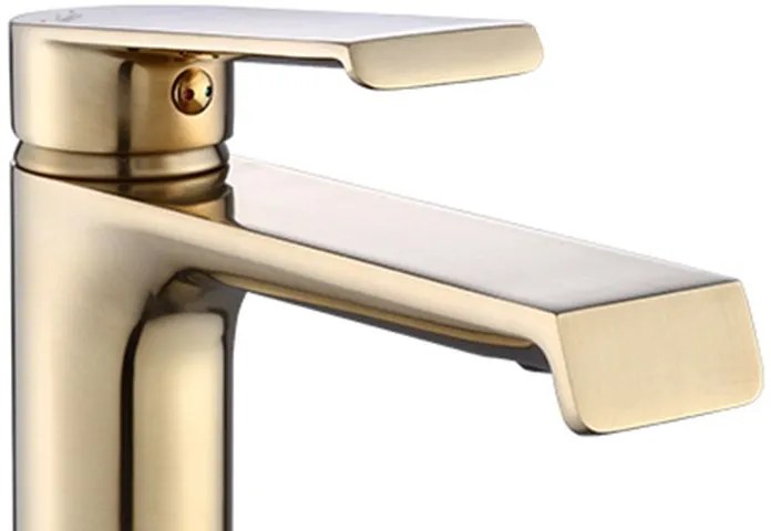 Wastafelkraan Rea Hass Gold Brush High