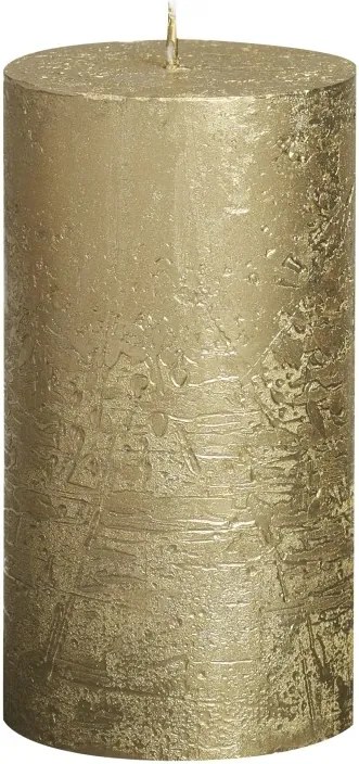 Stompkaars metallic rustiek goud 130 x 70 mm